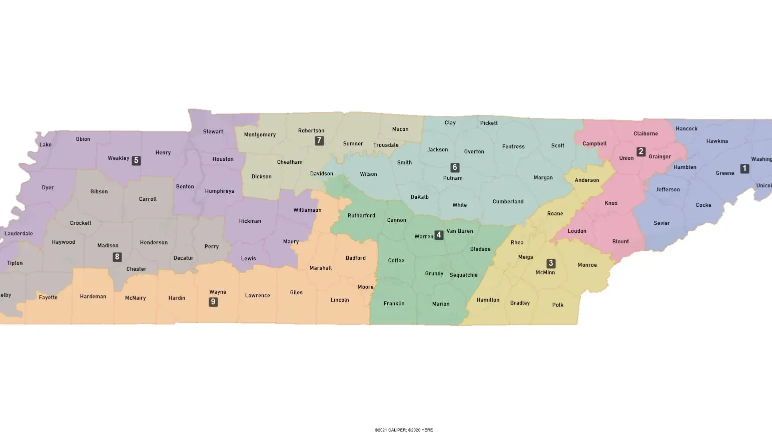 Tennessee Republicans unveil redistricting map that splits Memphis into three seats