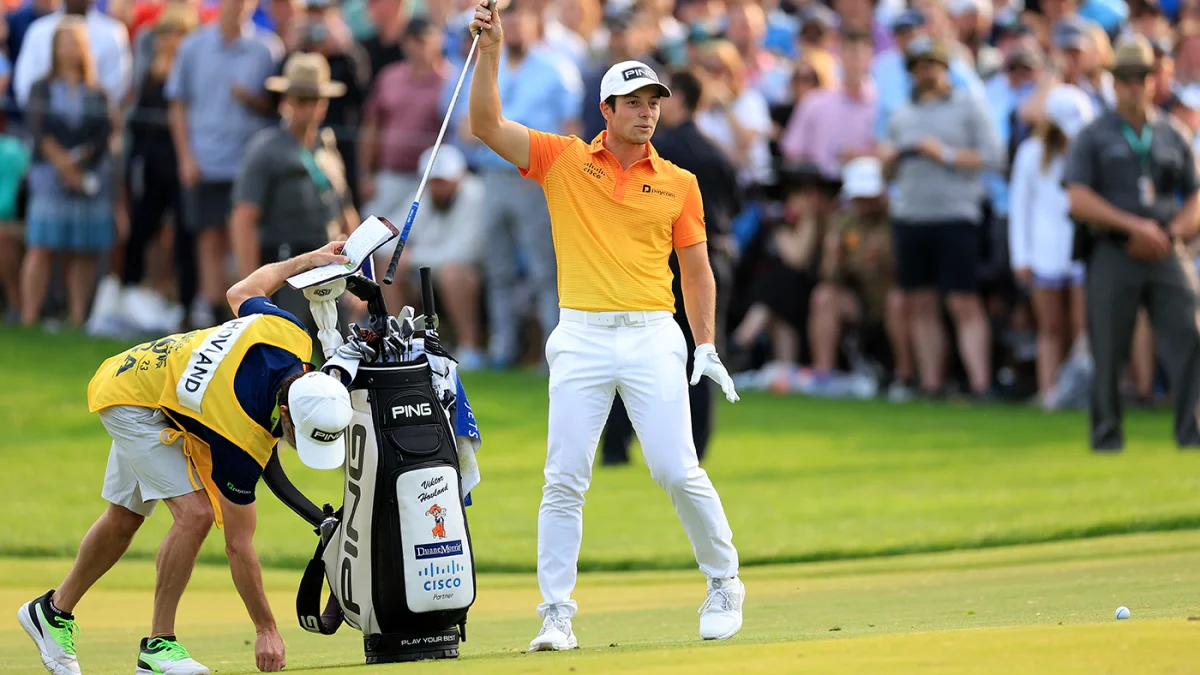 "Viktor Hovland's Major Performance and Bunker Woes at 2023 PGA Championship"
