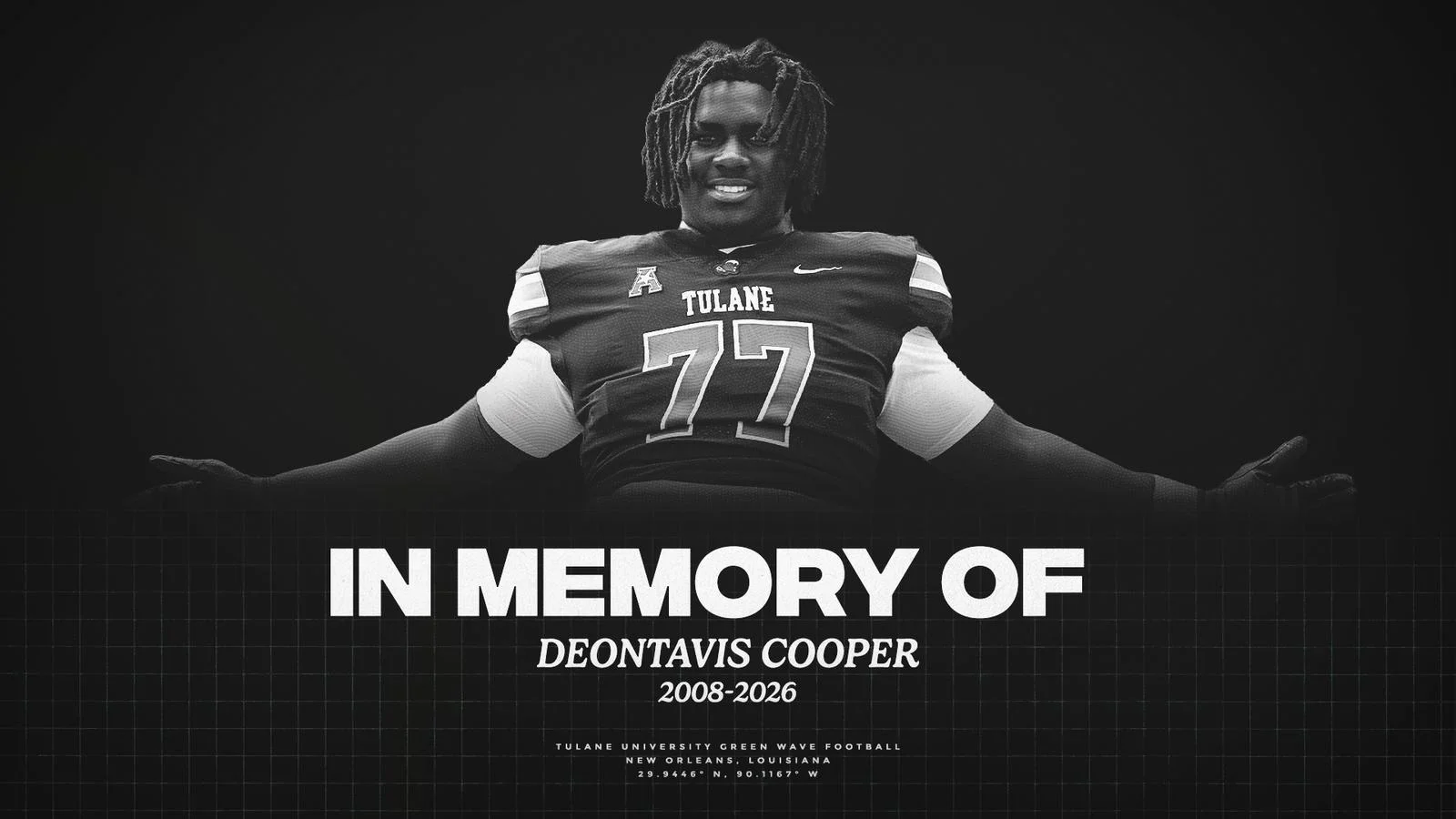 Tulane Mourns Loss of Incoming Green Wave Football Player Deontavis Cooper