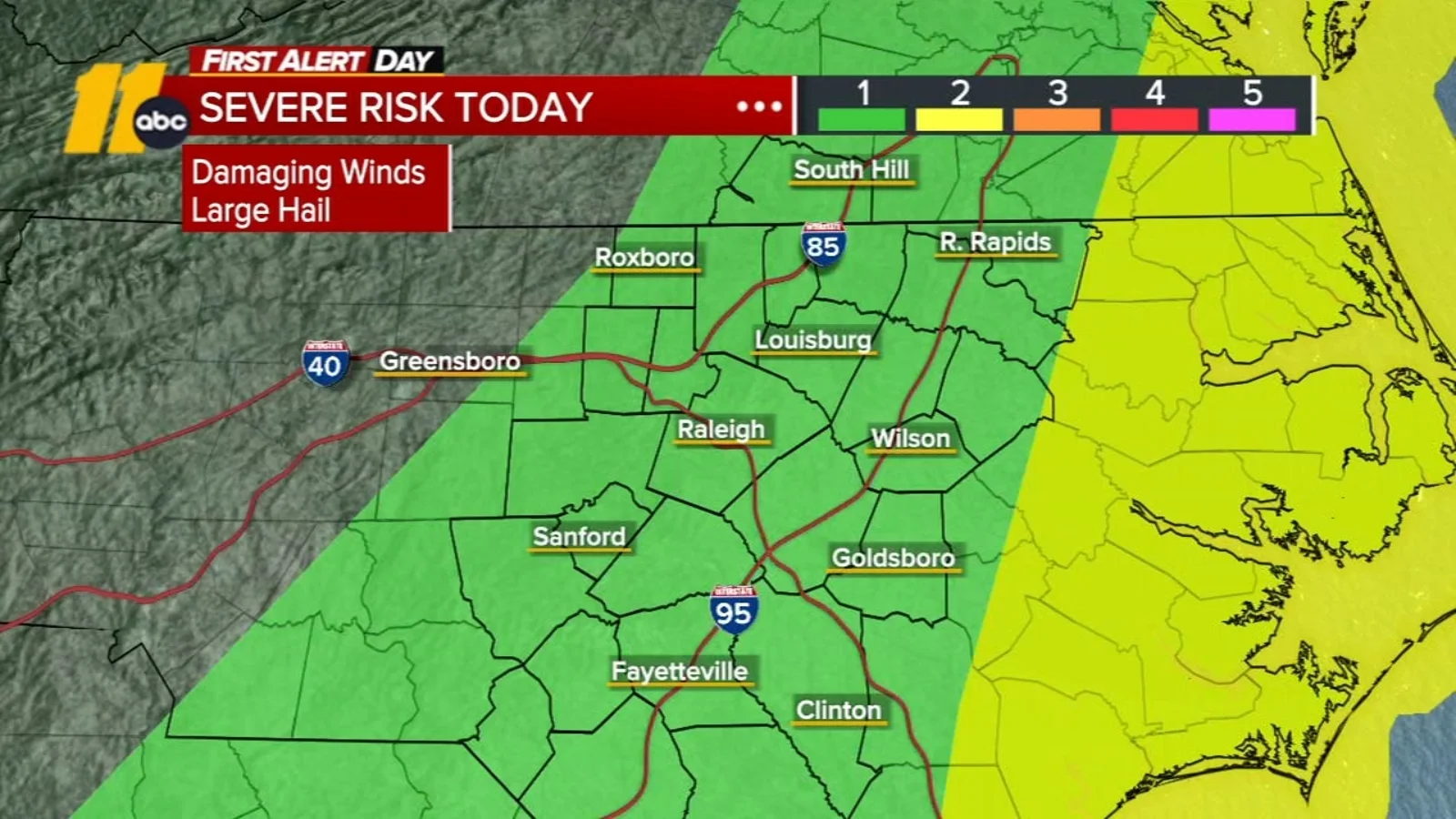 Severe Thunderstorms Threaten Multiple Regions.