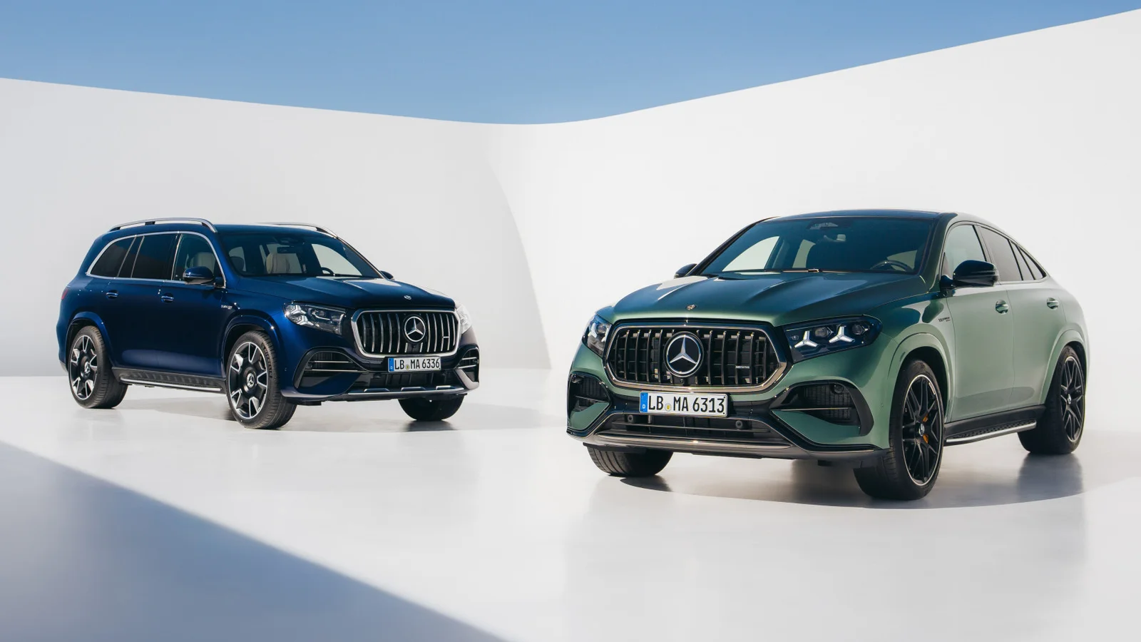 Mercedes-AMG GLE63 S and GLS63 Power Up With a 603-HP Flat-Plane Hybrid V8