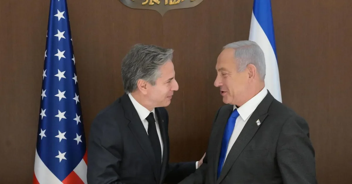 Netanyahu Discusses Iran with Blinken, Silent on Saudi Normalization.