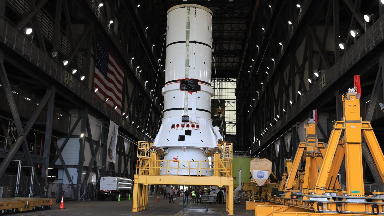 Artemis III advances toward 2027 launch as SLS stack begins assembly