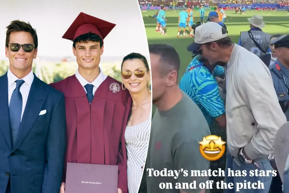 Brady Celebrates Son's Graduation With Moynahan, Then Hits World Cup Night at MetLife