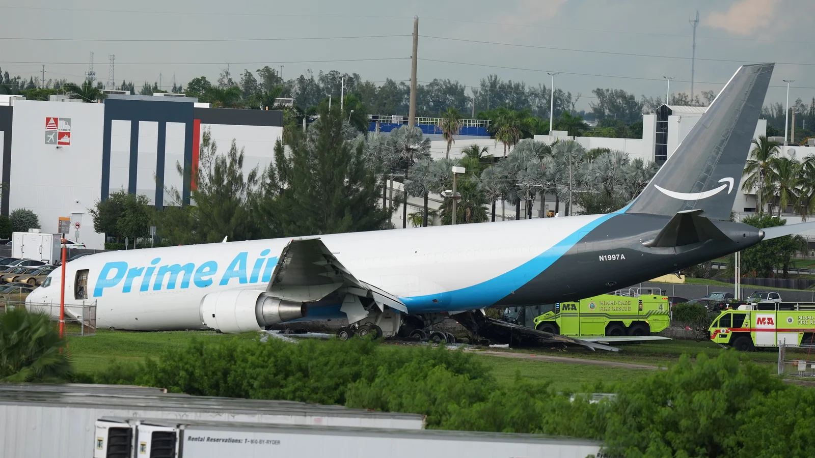 Investigation Grows After Amazon Cargo Jet Overruns Miami Runway, Killing Five