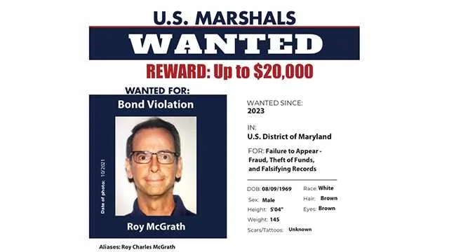 Roy McGrath found wounded in Tennessee after weeks-long manhunt.