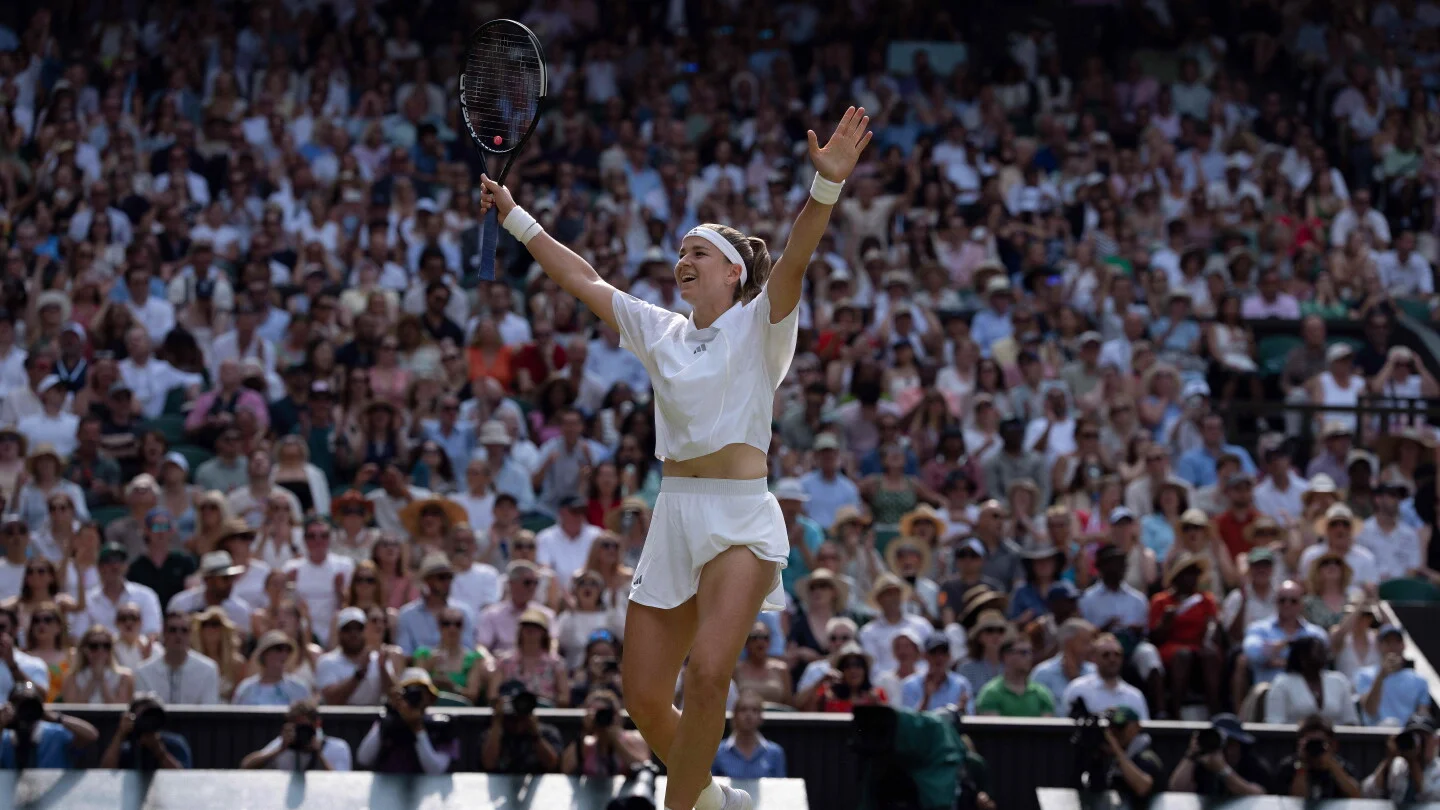 Muchova survives dramatic tiebreak to reach Wimbledon final