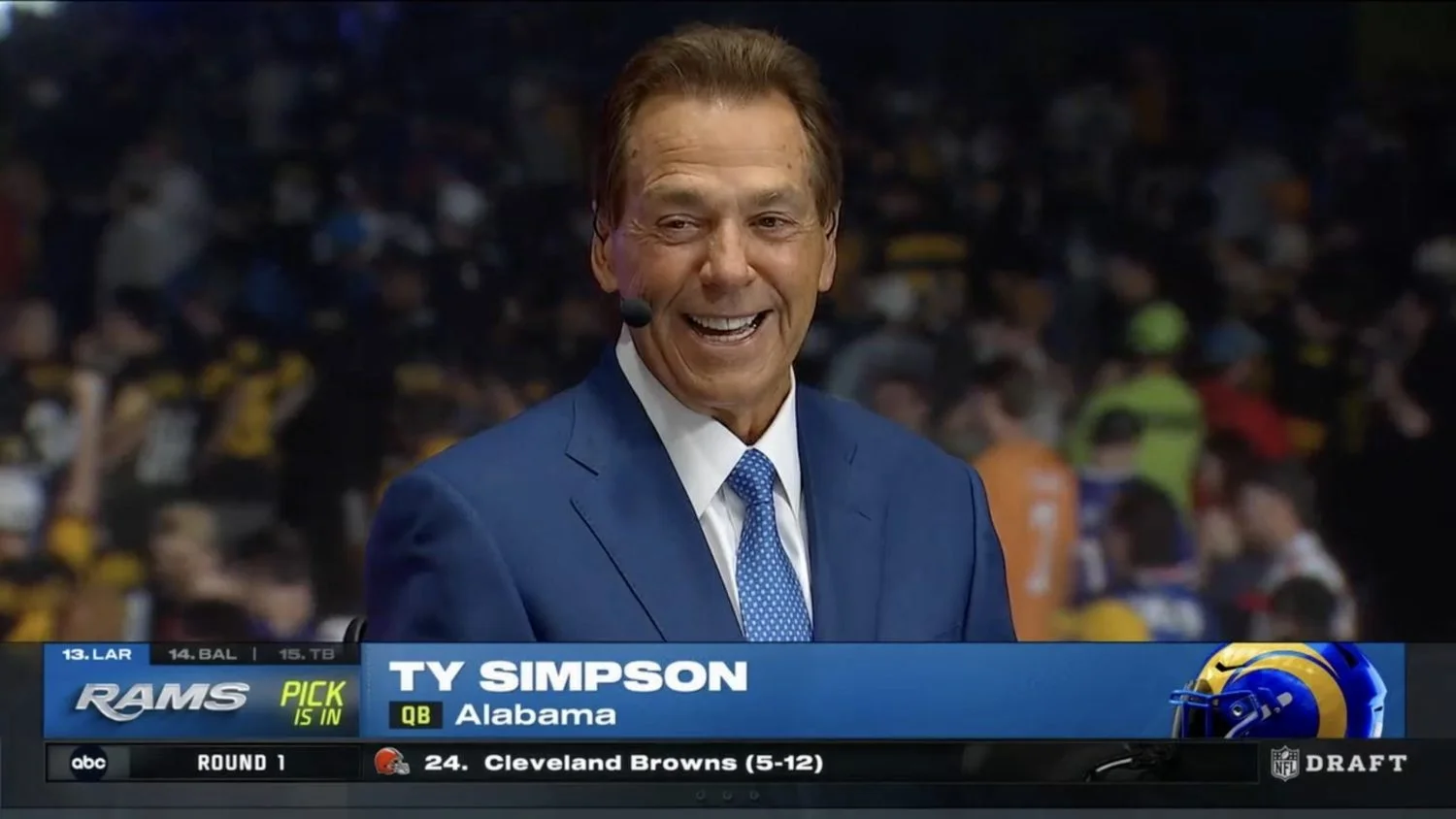 Saban’s hot mic moment labels Cowboys’ pick a reach