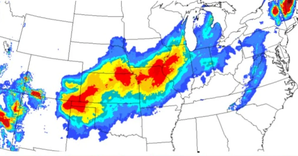 "Northeastern U.S. Hit by Powerful Winter Storm Bringing Heavy Snow and Strong Winds"