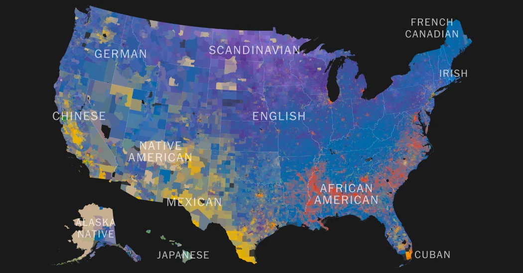 America’s Ancestry by Neighborhood: A Live Map of Our Roots