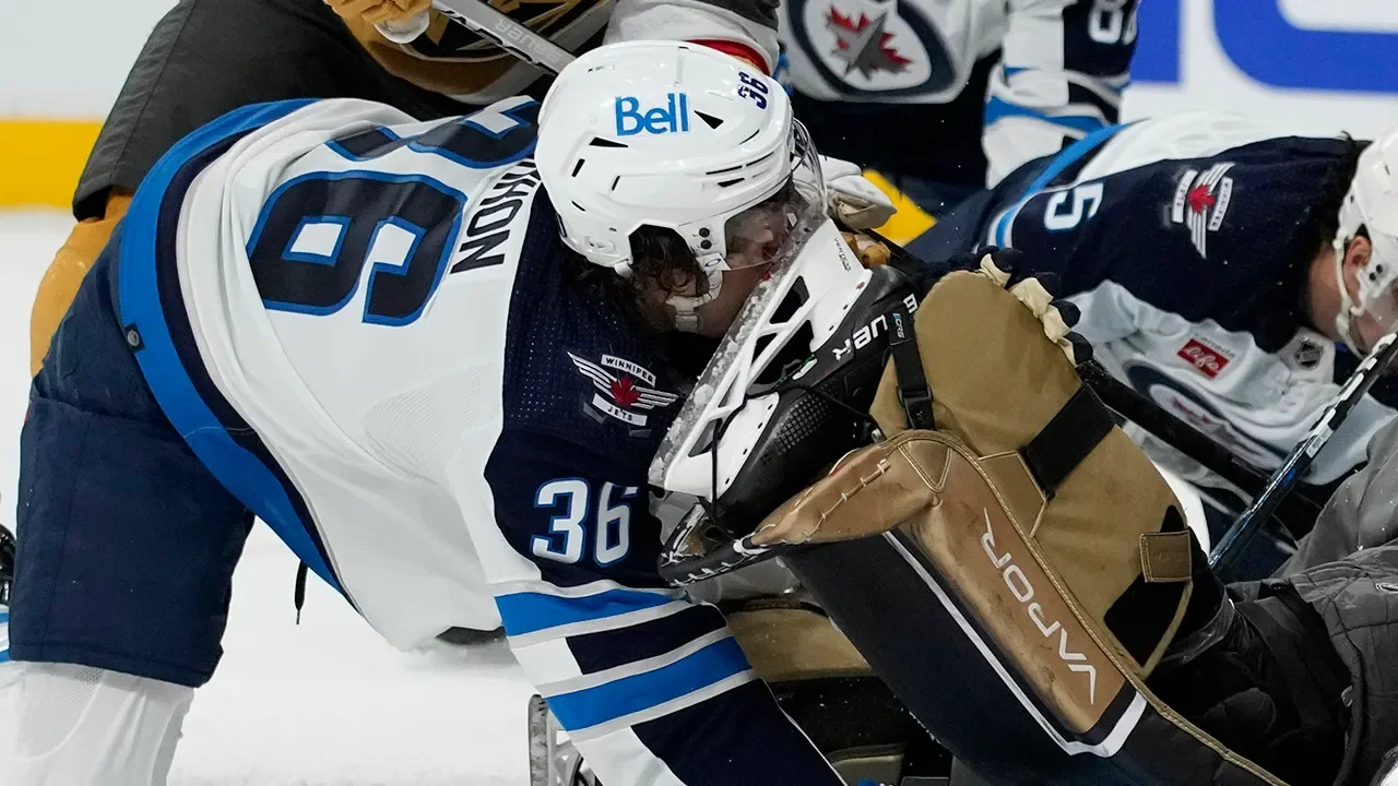 Jets' Morgan Barron's Remarkable Return After 75 Stitches From Skate Cut To Face.