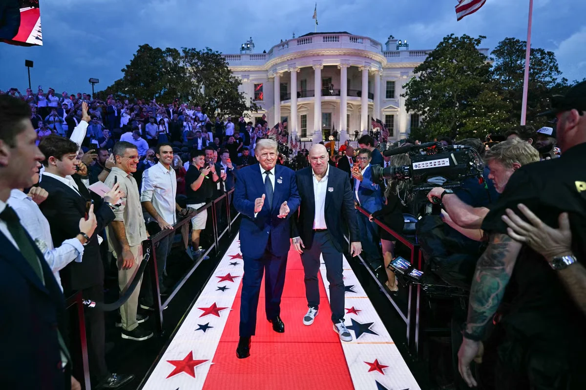 Trump’s White House UFC Freedom 250 Falls Short of White’s Super Bowl Forecast