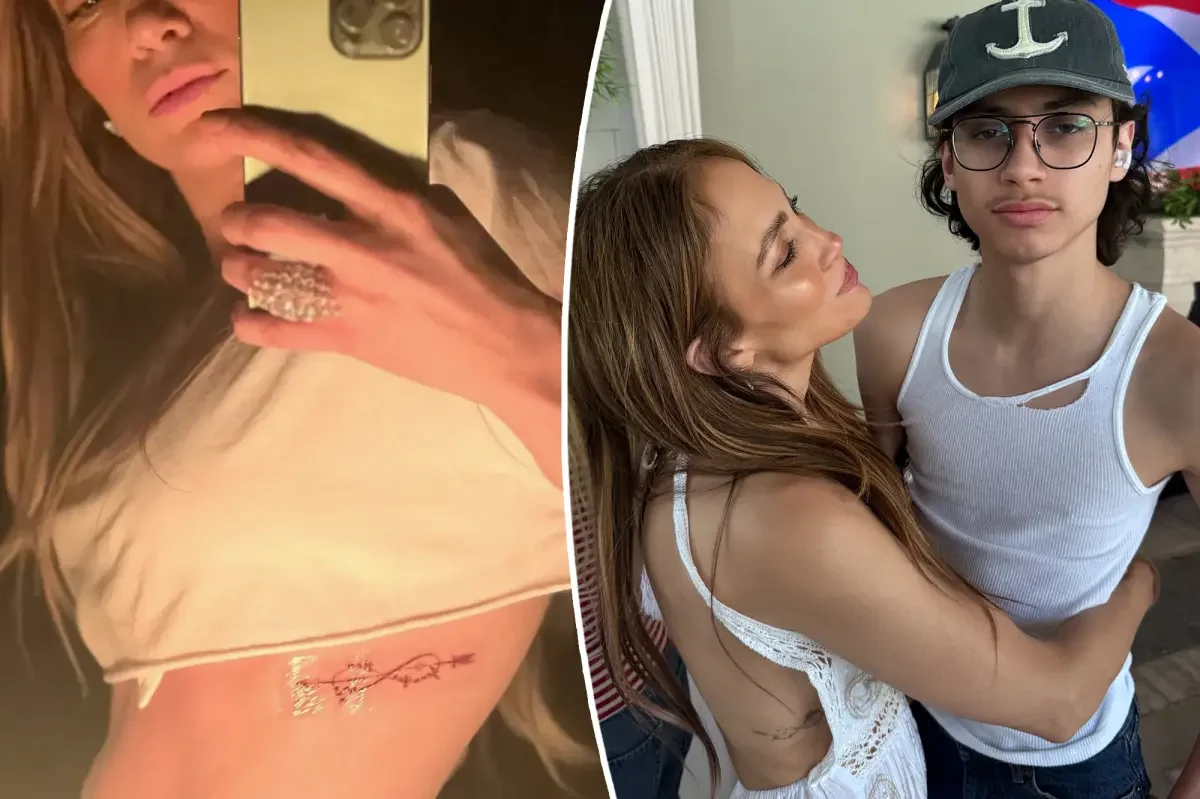 Lopez reworks Bennifer infinity tattoo after divorce