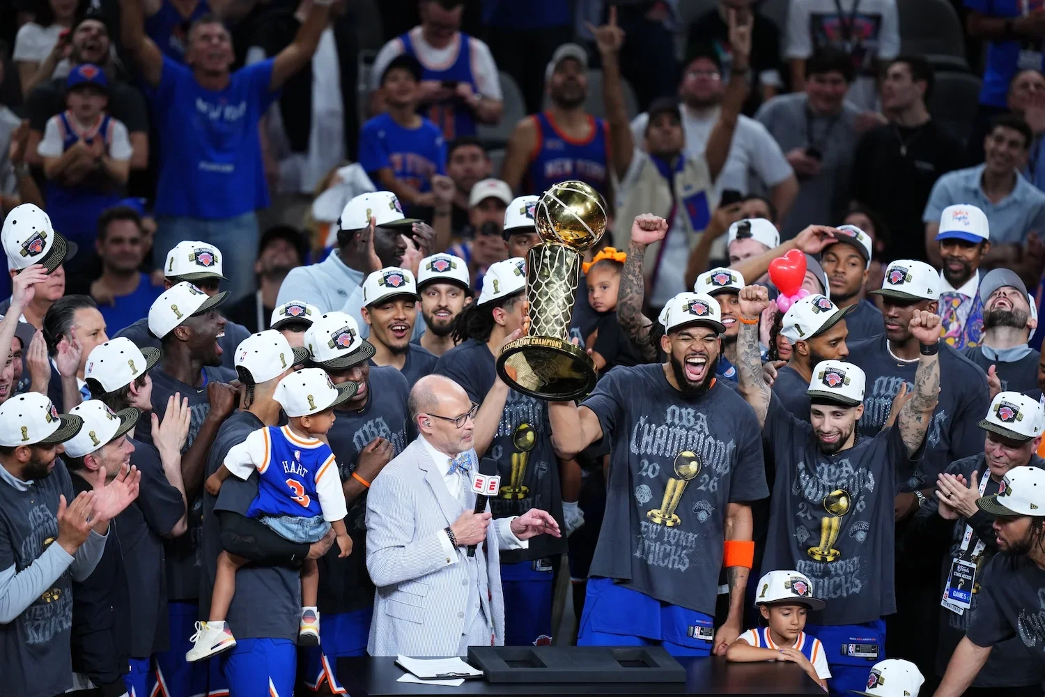 Knicks crown drives NBA Finals to decade-high TV ratings