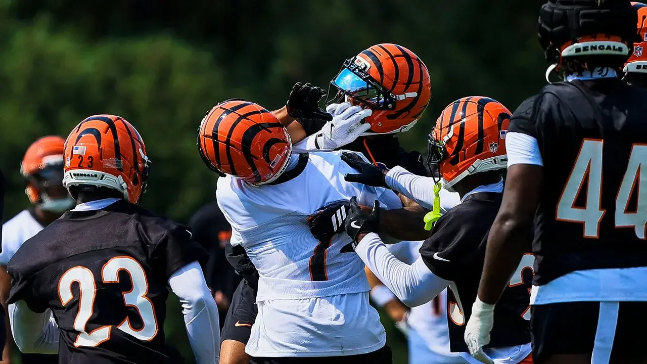 Chase hurls helmet as Bengals camp erupts into scuffle