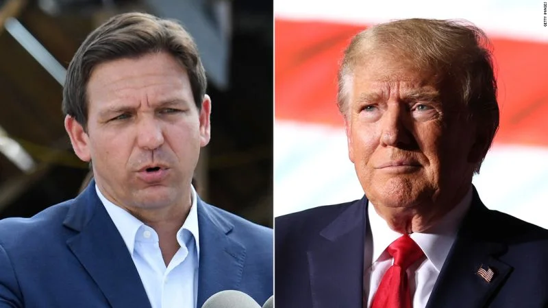 Trump maintains lead over DeSantis in GOP presidential polls.