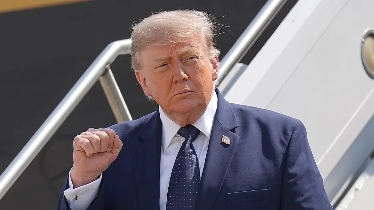 Trump questions England's tactics after Argentina semifinal heartbreak