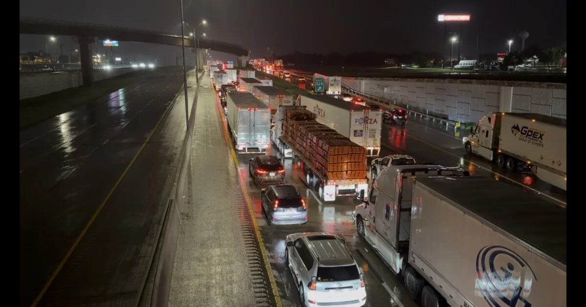 Rescue Underway as I-35 Flooding Strands Vehicles Between Waco and Hewitt