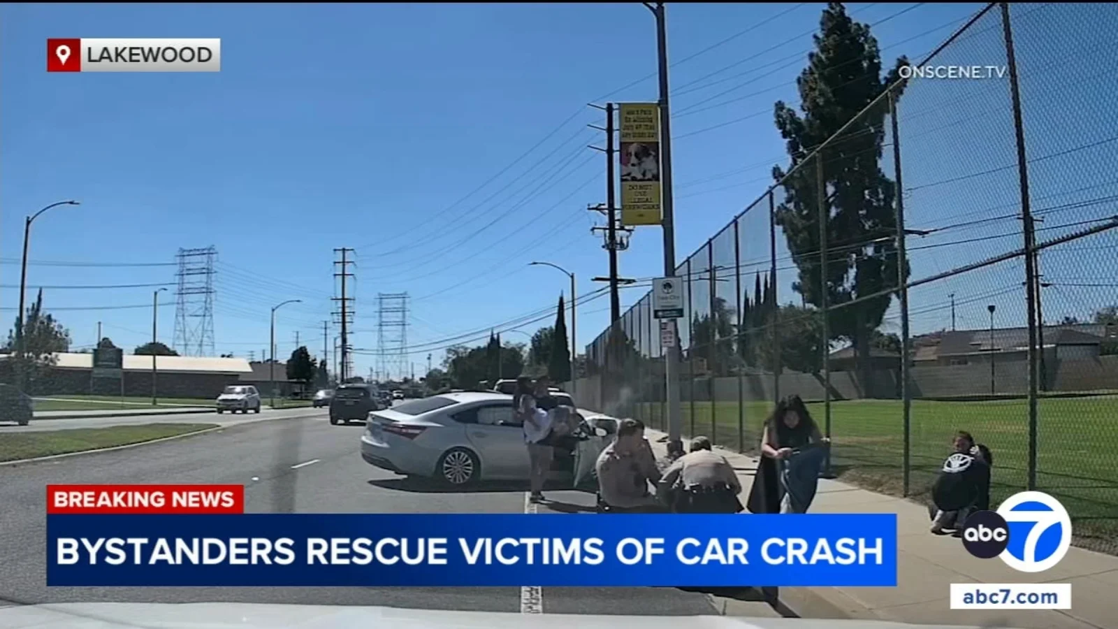 Five Hurt in Lakewood Crash as Dashcam Captures Dramatic Rescue