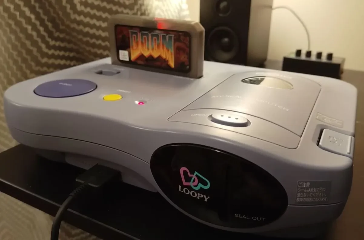 Doom Finds a Home on Casio Loopy with FloopyDrive Help