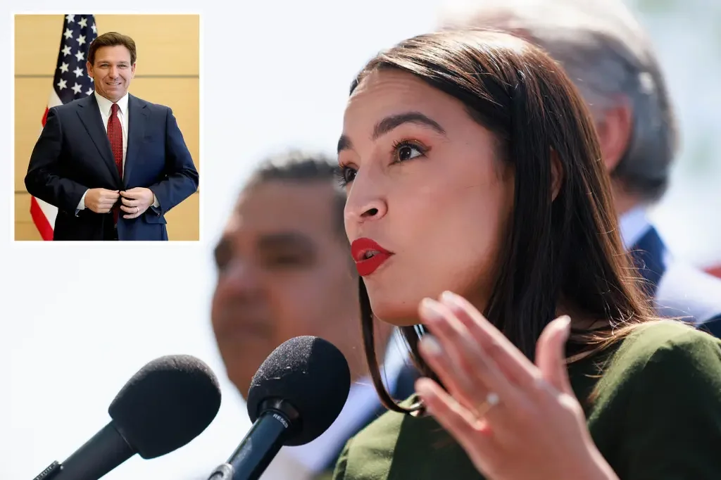 "DeSantis' Presidential Prospects Questioned by AOC and Polls"