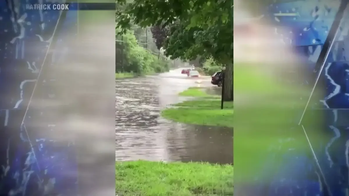 Severe storms cause widespread flooding in New England