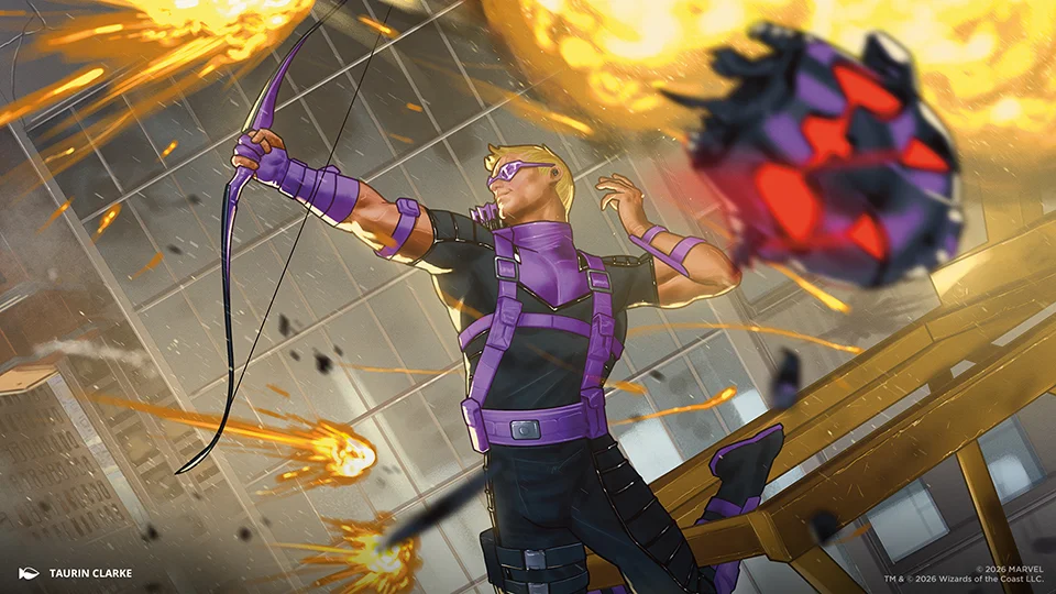 MTG Marvel Set’s Vision Handoff reveals Teamwork, Connive, and Battle Concepts