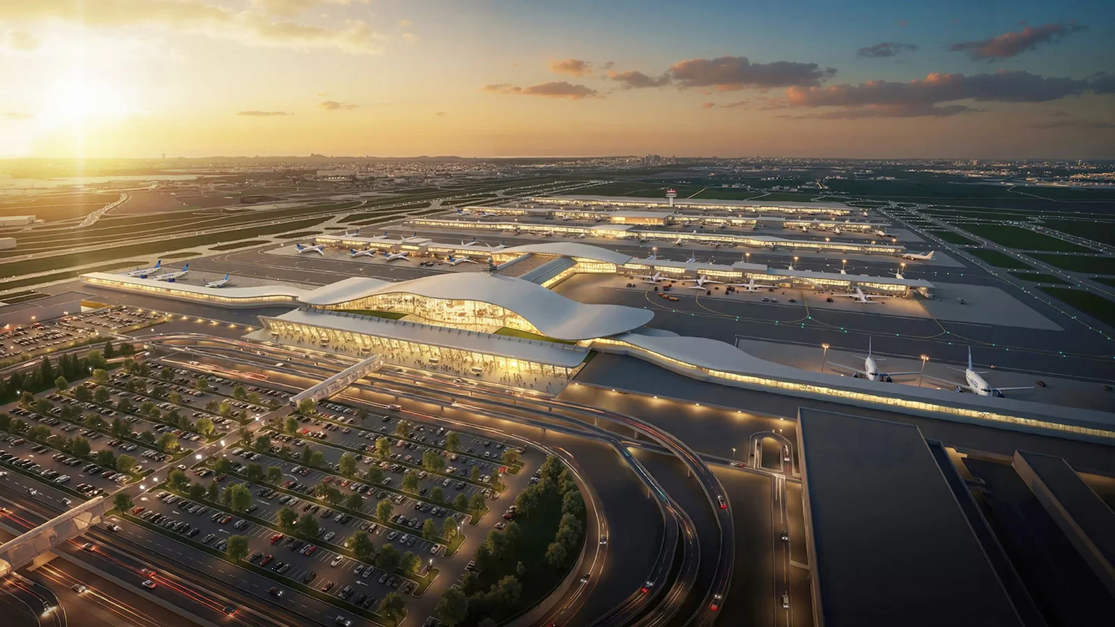 Trump unveils $22.5B Dulles Airport makeover with new concourses and expanded terminals
