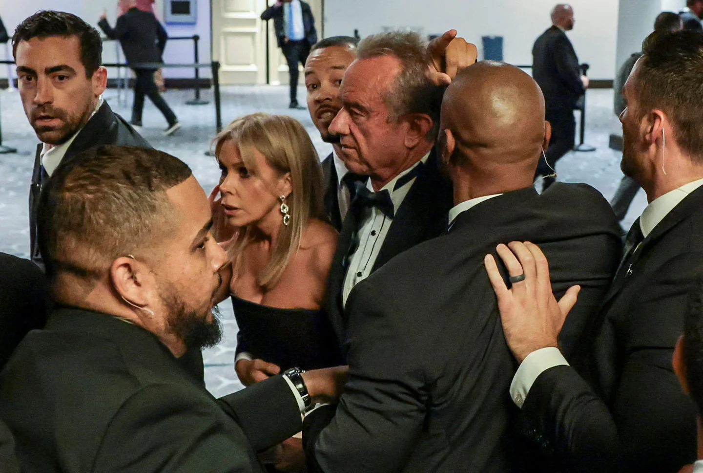 Cheryl Hines amid gunfire scare at the Washington Correspondents’ Dinner