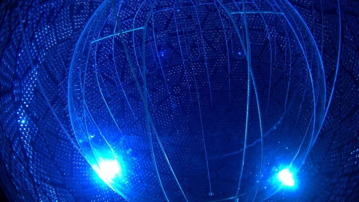 Underground Water Senses Antineutrinos From a Faraway Reactor
