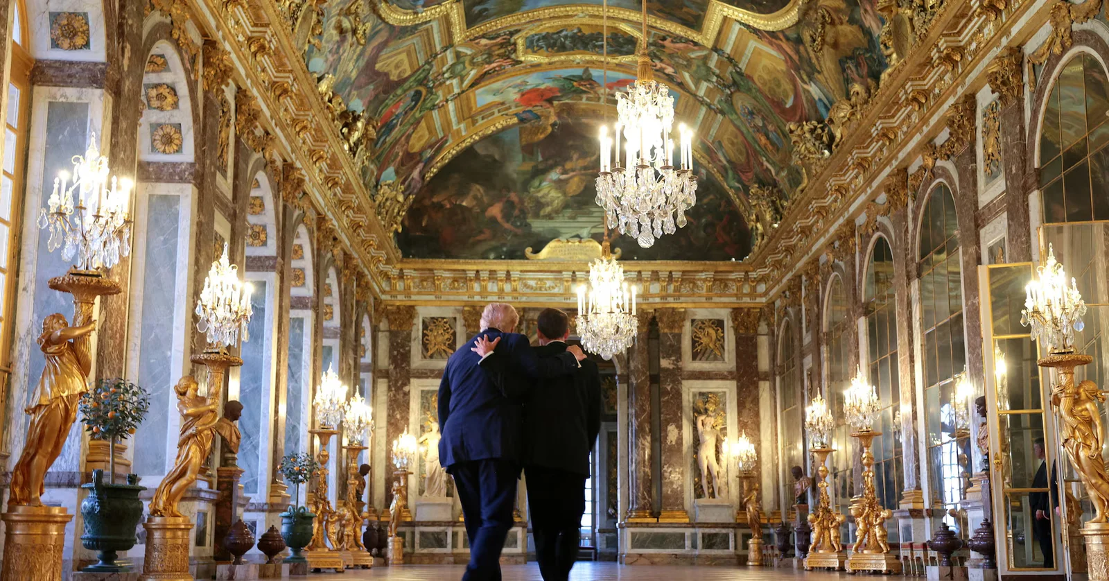 Versailles hosts Trump as Macron pursues a transatlantic reset