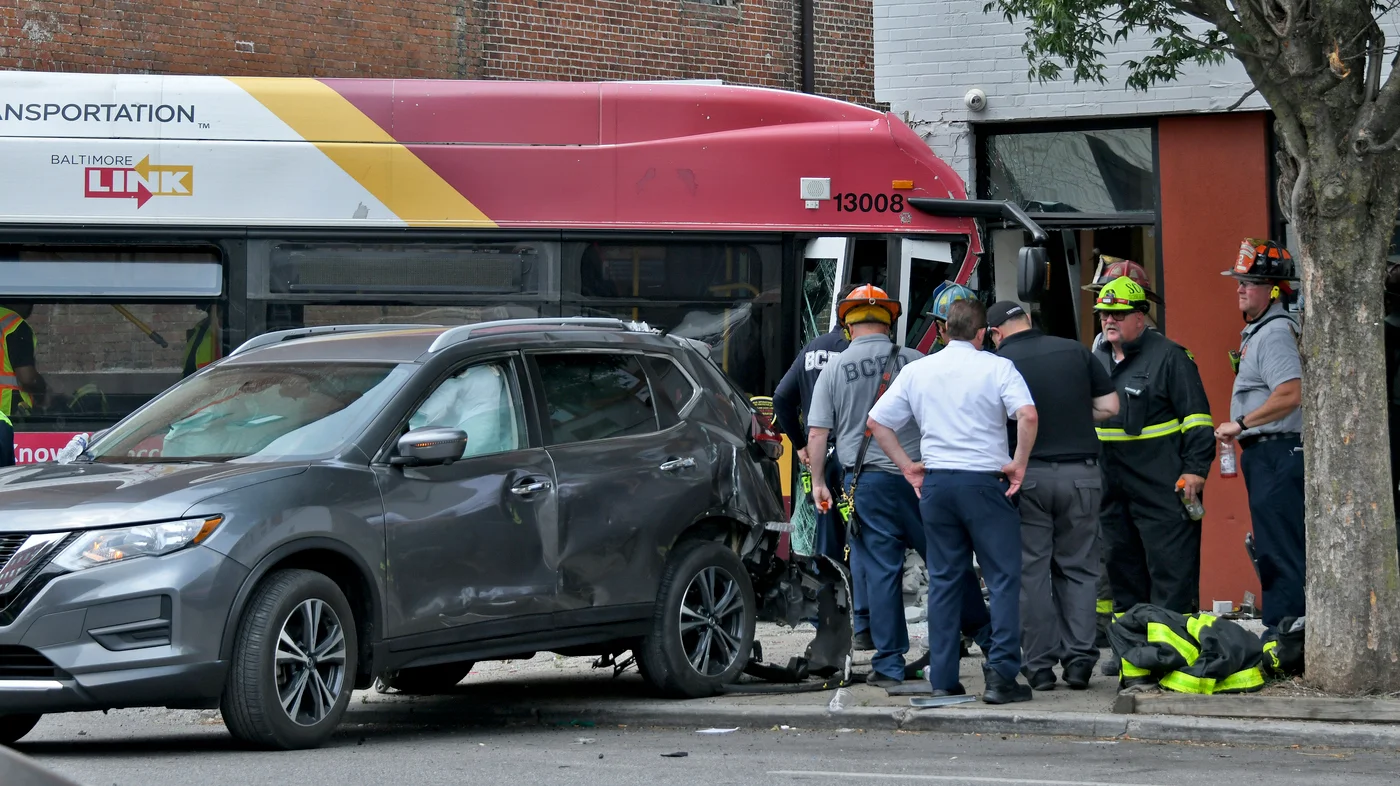 Baltimore Bus Crash Injures Dozens