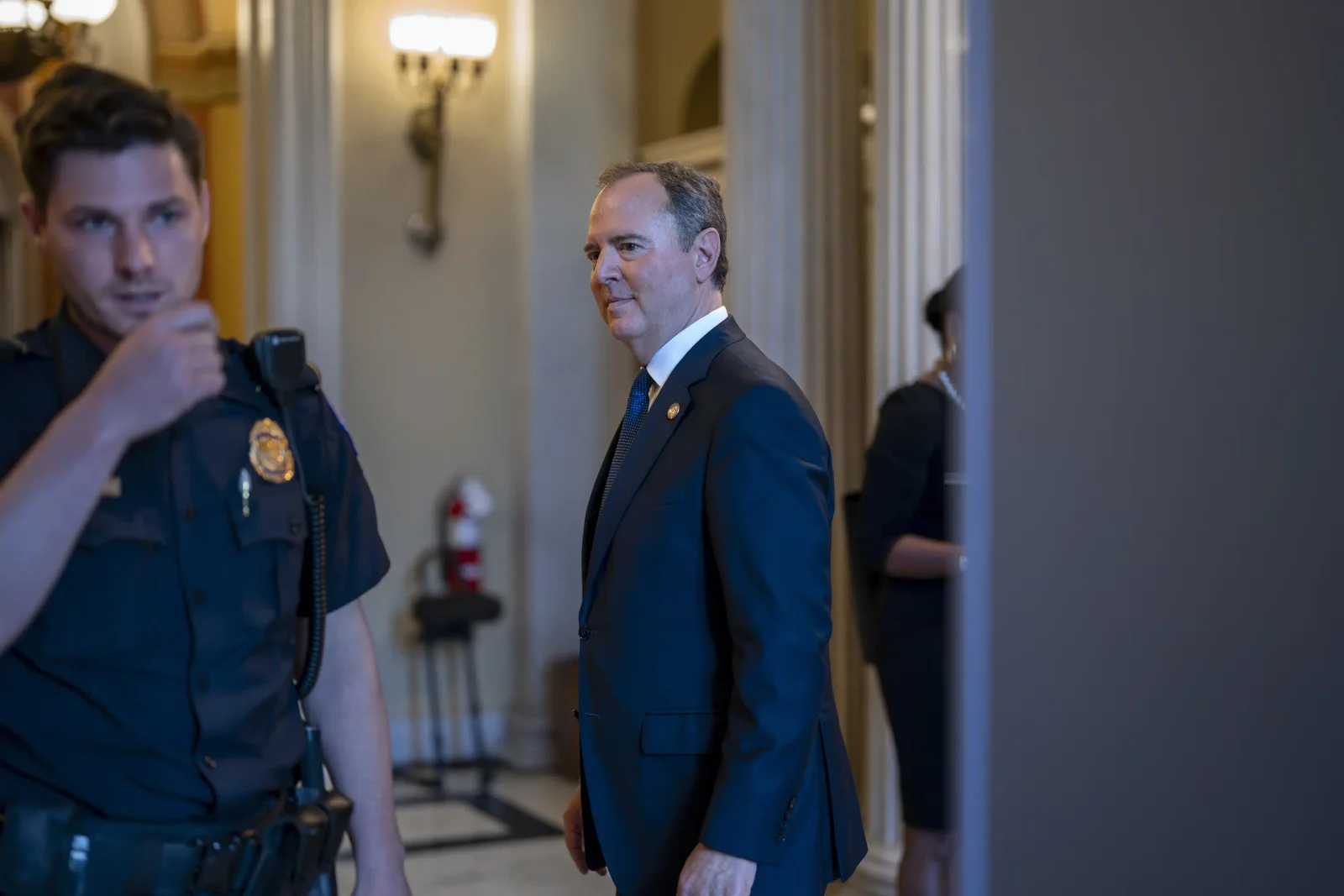 House Republicans censure Adam Schiff amidst chaotic scene.