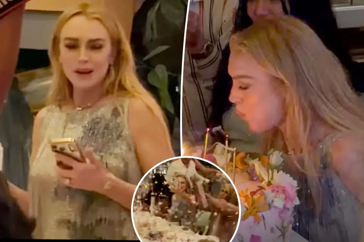 Lindsay Lohan toasts 40th Birthday in Sag Harbor with Family and A-List Friends