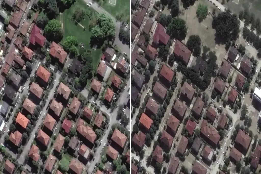 Italy's Devastating Floods and Volcano Eruption: Before-and-After Satellite Images and Aid Package.