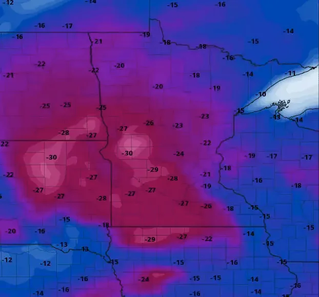 Rapid Weather Changes: Cold, Snow, and Thunder on Thursday after Sunny Wednesday.