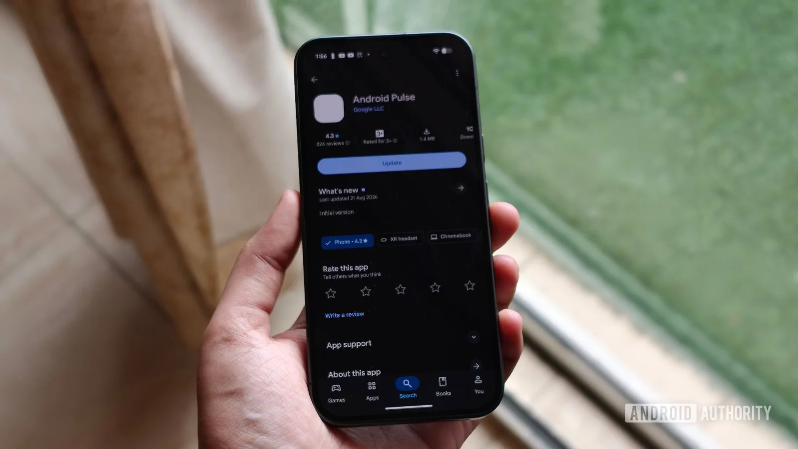 Google explains Android Pulse as a built-in system health service, not a standalone app