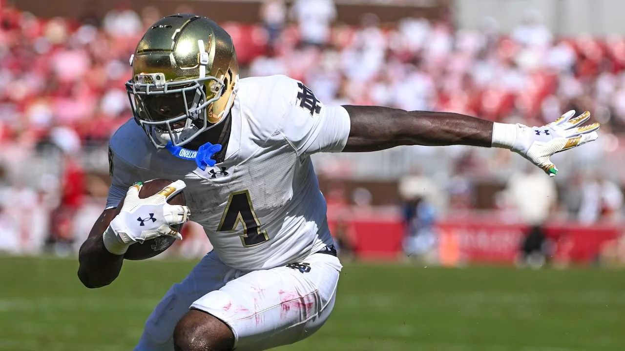 Freeman labels Jeremiyah Love a 'unicorn' with WR/DB upside