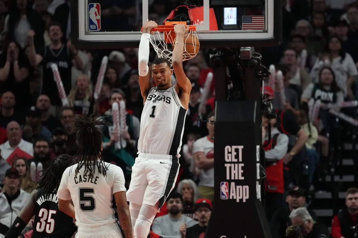 Wembanyama's Game 4 surge fuels Spurs to 3-1 lead vs Blazers