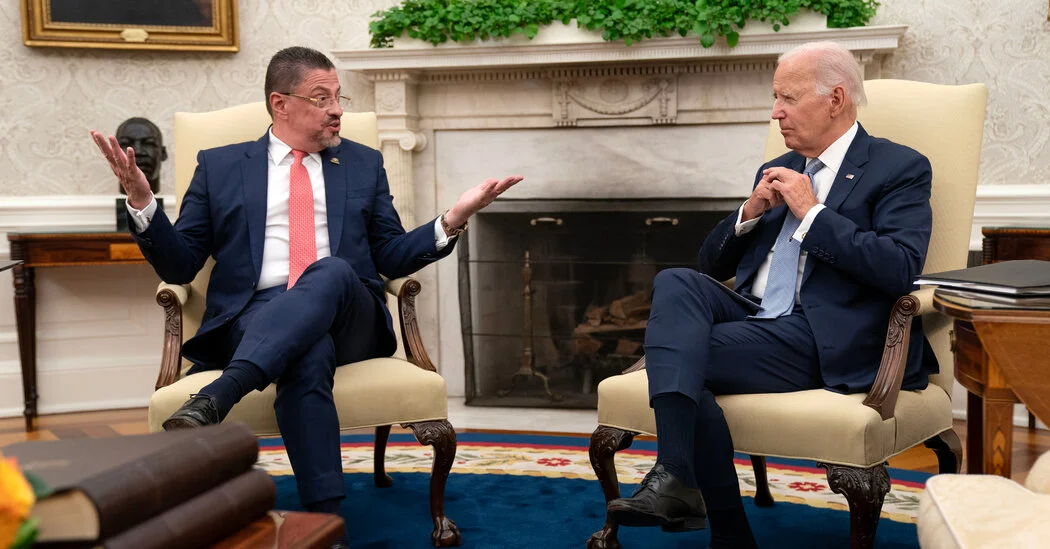 Biden Hosts Costa Rican President to Address Migration and Trade