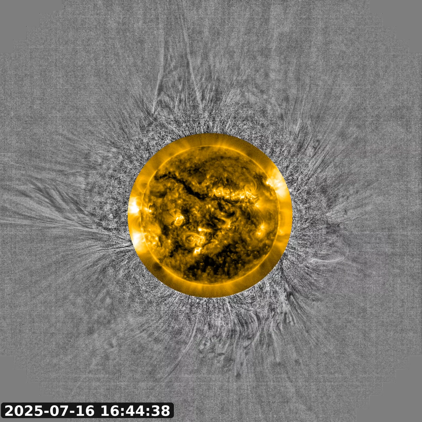 Proba-3 finds slow solar wind speeding up near the Sun