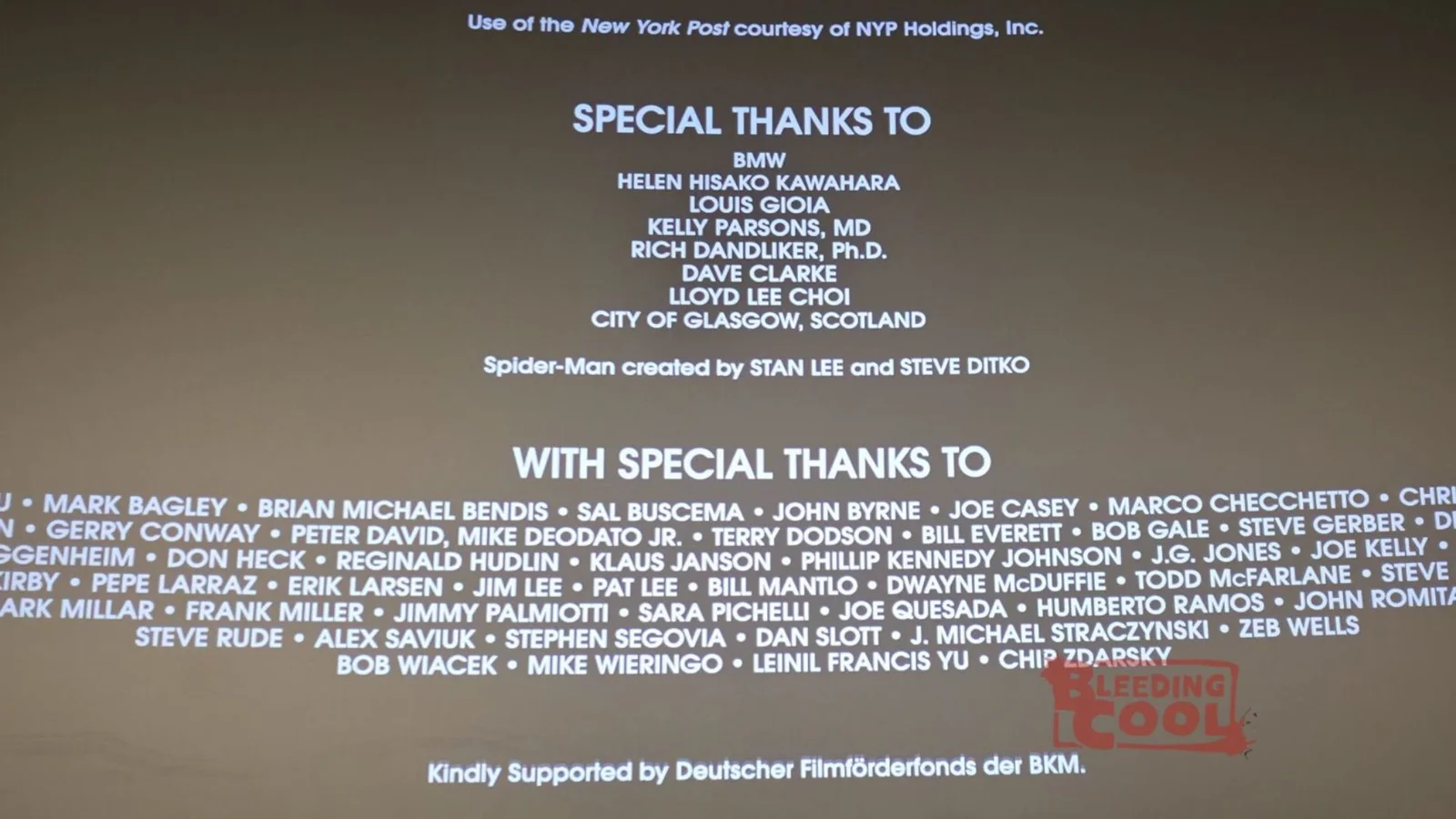 Spider-Man: Brand New Day Unveils Its Full Special Thanks Credits