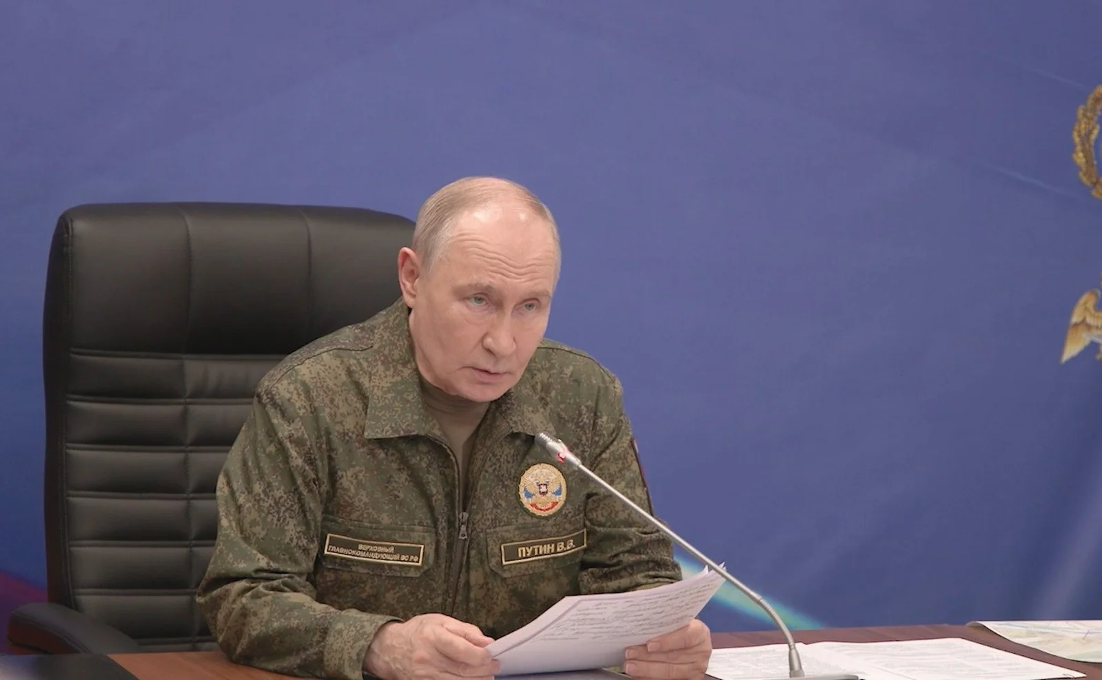 Putin vows to press on with Russia's large-scale strikes on Ukraine