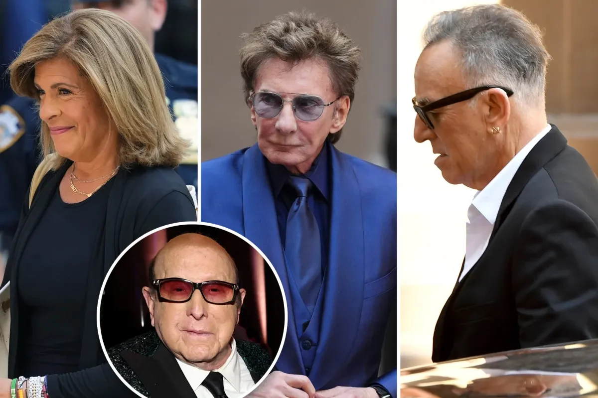 Music World Bids Farewell to Clive Davis at NYC Funeral