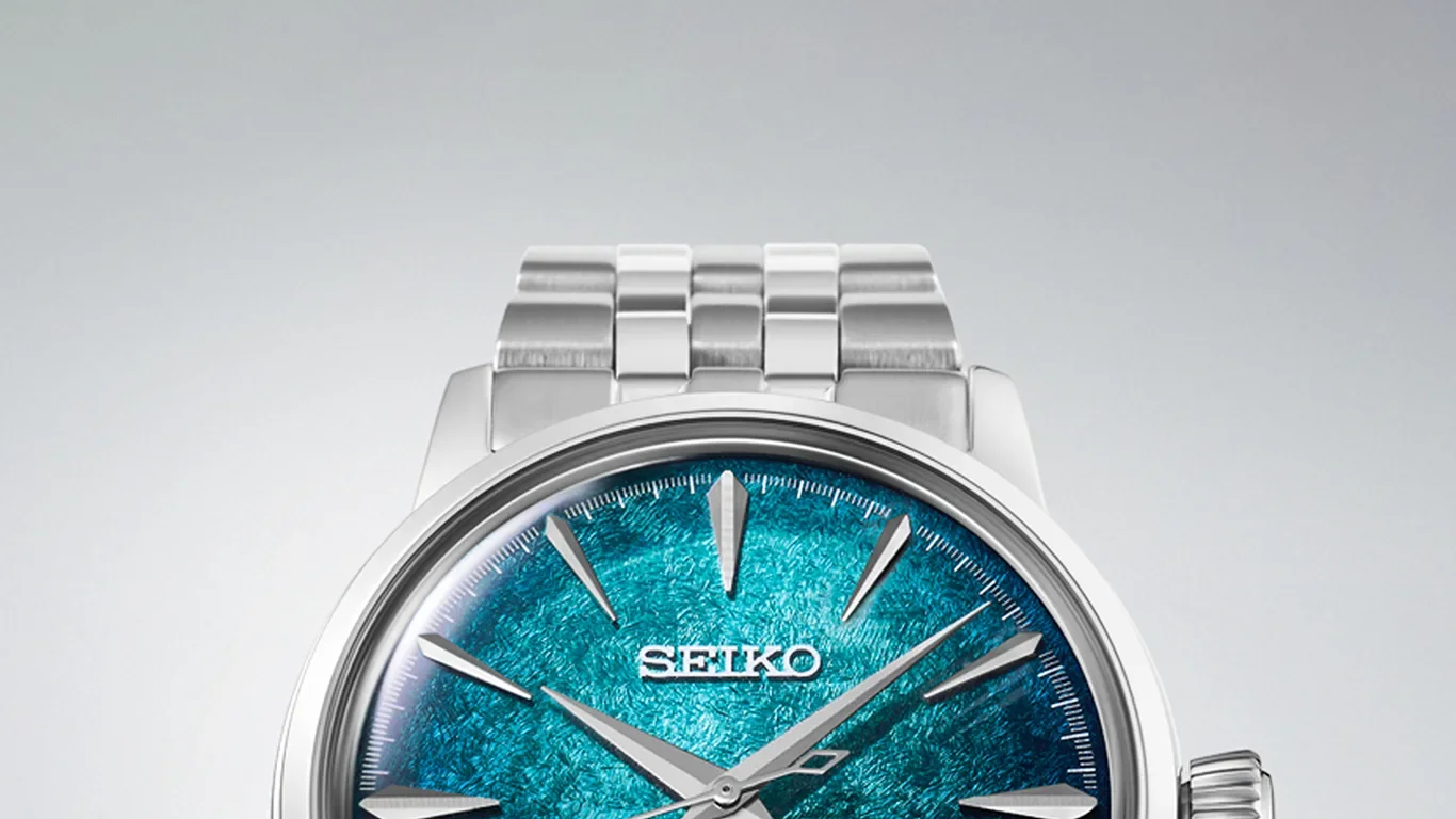 Seiko Refreshes Cocktail Time with 38.5mm Crushed Ice Dial