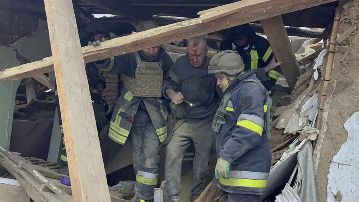 "Deadly Russian Missile and Drone Attacks Strike Ukraine, Killing Civilians"