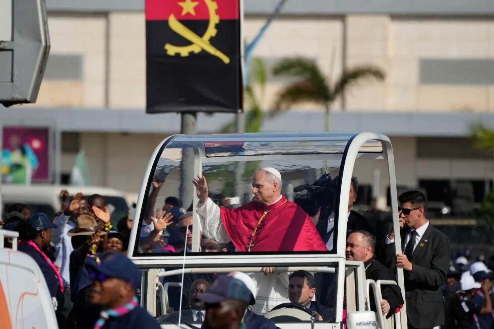 Pope Francis lands in Angola for pivotal leg of Africa tour