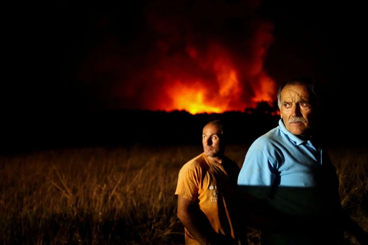 Portugal's Wildfires Prompt Evacuations as Temperatures Soar