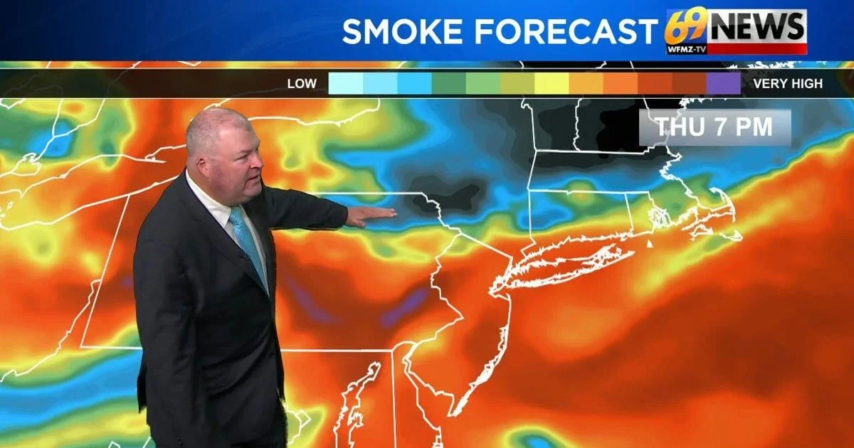 Wildfires in Canada cause poor air quality across North America.