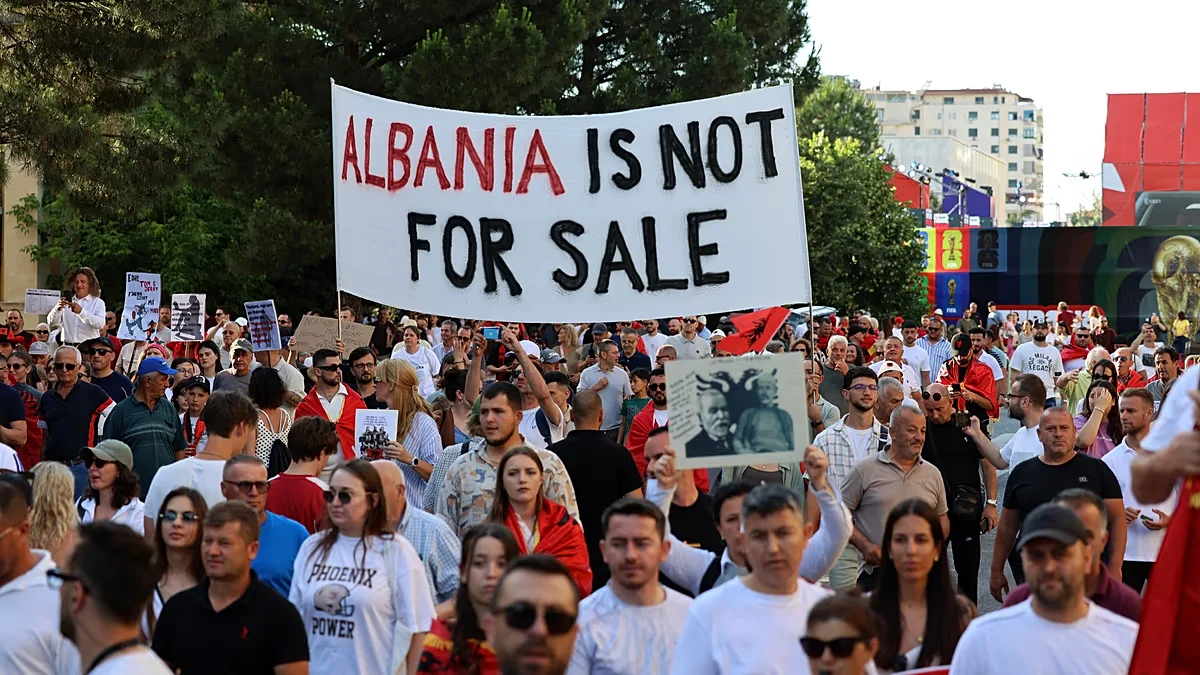 Kushner-linked resort triggers 14th day of protests in Albania